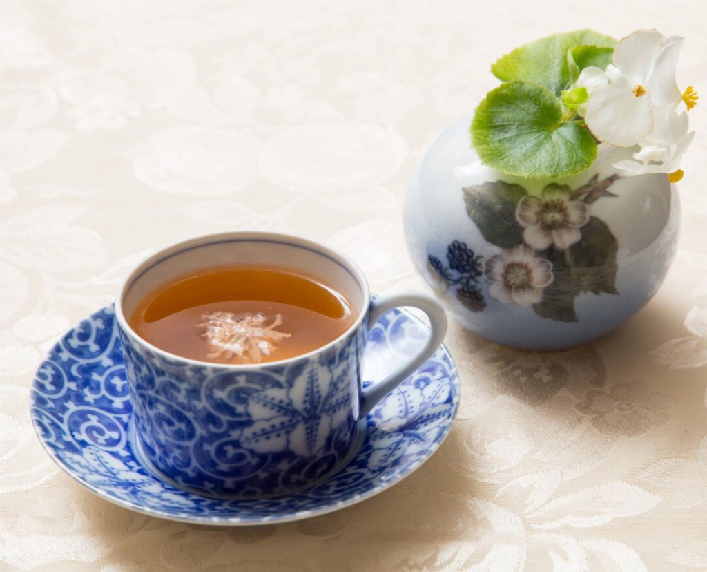 桜ダージリン紅茶の写真